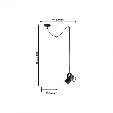 Подвесной светильник Favourite Ampolla 2007-1P (220V, на проводе, круглые)