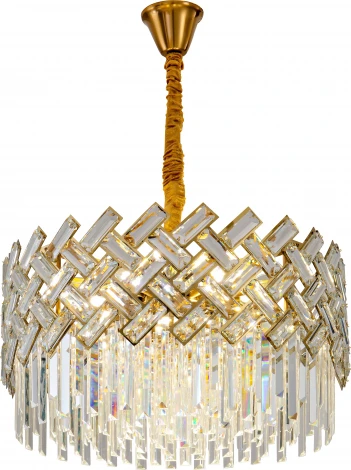 Подвесная люстра Zortes Dia ZRS.01277.14 (220V, хрусталь, на цепи, круглые, IP21)