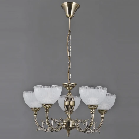 Подвесная люстра ILLUMICO IL9939-5PSQ-24 AB CAPELLA (220V, на цепи)