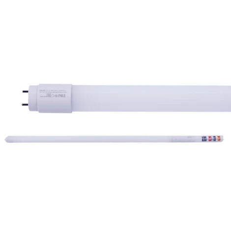 Лампа светодиодная форма «T8», матовая, белый свет 4000K Volpe Optima LED-T8-18W/4000K/G13/FR/FIX/SLS