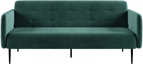 Monaco диван-кровать прямой с подлокотниками, трехместный, бархат 87 Top Concept арт.14104