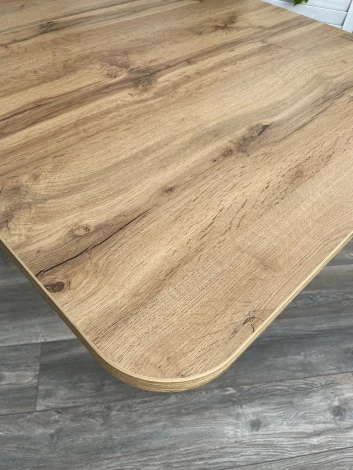 Обеденный стол M-City EXEL 140 Дуб Вотан/ Алюминий