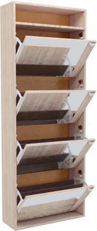 Обувница Leset Эдит 4S (ЛДСП,Зеркало) Leset арт.2500000205095