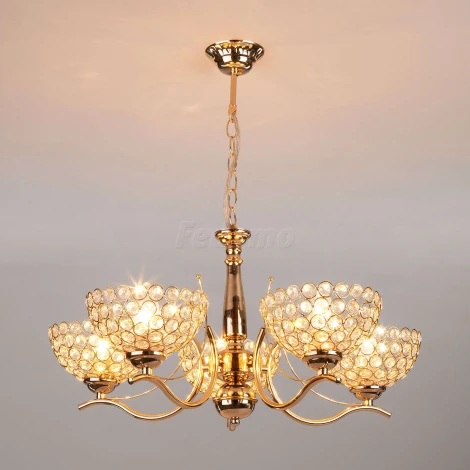 Подвесная люстра Eurosvet Mirage 30119/5 золото