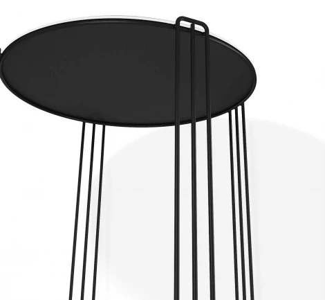 Столик журнальный Sheffilton SHT-CT53 дымчатый топаз/черный муар 4009226608