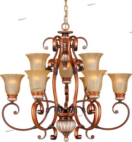 Подвесная люстра N-Light 704 704-09-52 antique silver + dark brown