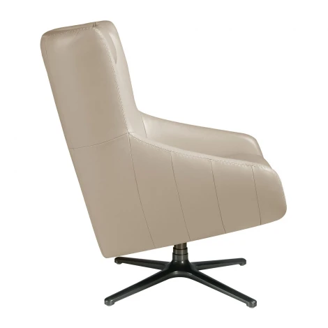 Поворотное кресло 5090/A1001-M5652 с кожаной обивкой арт.149880