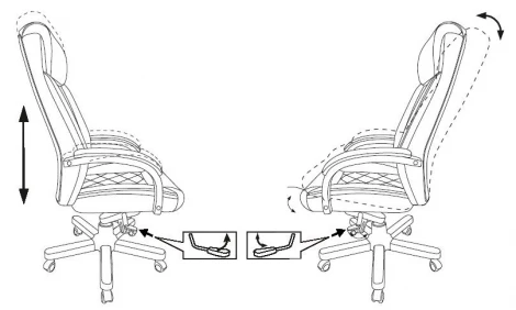 Кресло руководителя Бюрократ T-9924WALNUT светло-коричневый Leather Eichel кожа крестовина металл/дерево