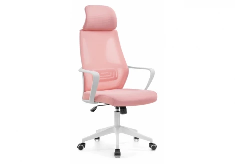 Компьютерное кресло Woodville Golem pink / white 15334
