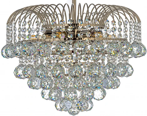 Подвесная люстра Arti Lampadari Bellagio E 1.5.50.100 N (220V, хрусталь, на цепи)