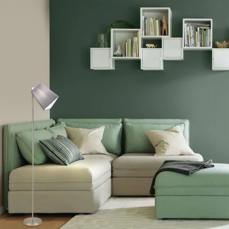 Торшер Escada Hall 10185/T E14*40W Chrome/Grey (220V, выключатель)