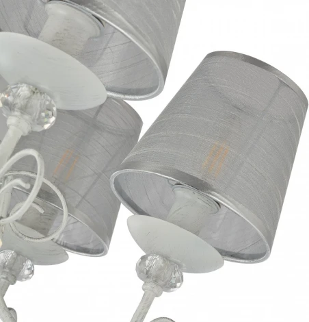Подвесная люстра Arte Milano AM347620 347620/8 WT+SL (220V, подвески, на цепи)