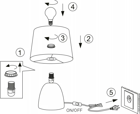 Настольная лампа Rivoli Sheron 7067-501