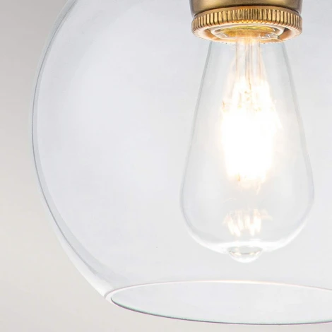 Подвесной светильник Feiss Tabby FE-TABBY-P-S-BB (220V, на цепи, шар)