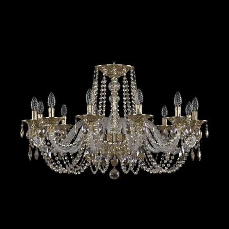 Подвесная люстра Bohemia Ivele Crystal 16102/12/300 G R801
