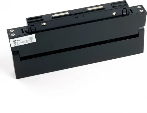 Трековый светодиодный светильник Downlight низковольтный 12W 48V черный Feron MGN301 51015