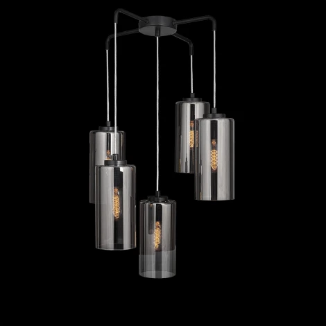 Подвесной светильник 33 ИДЕИ PND169S.05.17.001.BL-S16GR (220V, на проводе, круглые)