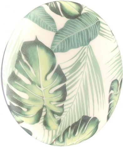 Настенно-потолочный светильник светодиодный Sonex Flori 7748/CL PALE SN пластик/белый/зеленый LED 30Вт 4000К D330 IP43 (220V, круглые)