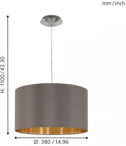 Подвесной светильник Eglo Maserlo 31603