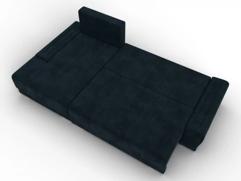 Диван угловой Лига-119 угол левый (ДСП,Брус,Фанера,ЛДС,Велюр/Графит) Лига Диванов 137098L