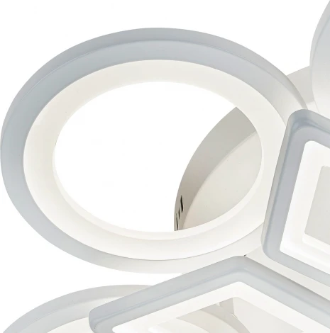 Потолочная люстра Escada Mosaic 10248/12 LED*160W White (ночной режим, 220V, пульт управления)