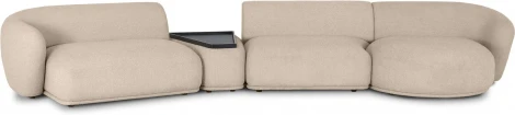 Диван Fabro ОГОГО (арт.853490), (Ткань,Букле/Бежевый)