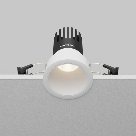 Встраиваемый светильник Maytoni Dip DL116-10W-4K-W (LED, 220V, круглые)