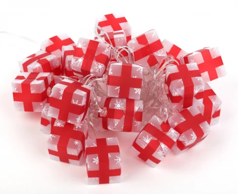 Гирлянда светодиодная Нить Подарки 3 м холодный свет ЭРА ENIN-3P