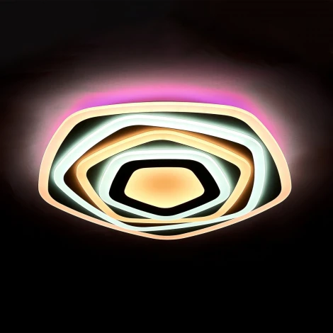 Потолочный светильник RGB Citilux Триест Смарт CL737A54E (LED, 220V, умный дом - Алиса, Маруся, Сири)