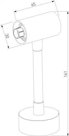 Декоративная гибкая стойка с питанием Elektrostandard Module System 85191/00 (черный) (48V)