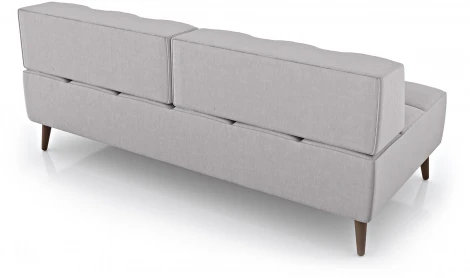 Диван Arsko Нельсон серый велюр