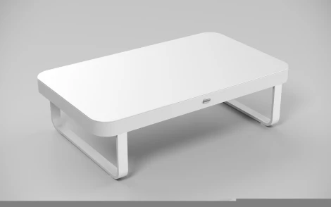 Комплект садовой мебели Виллино светло - серая, алюминий/стекло Gardenini LVLN.020400.S2