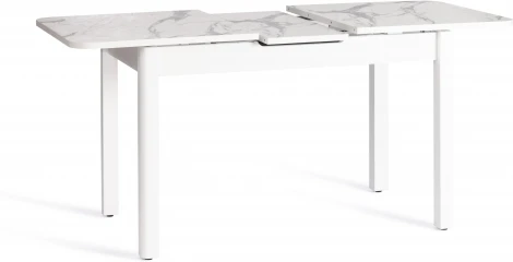 Кухонный стол Tetchair ALIGERY (ЛДСП,HPL,Массив березы/Белый)