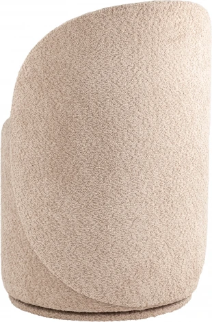 Пуф Loreen вращающийся букле капучино Stool Group (арт.УТ000039105)