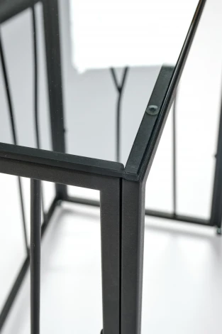 Консольный стол AllConsoles 1021-CB grey черный муар