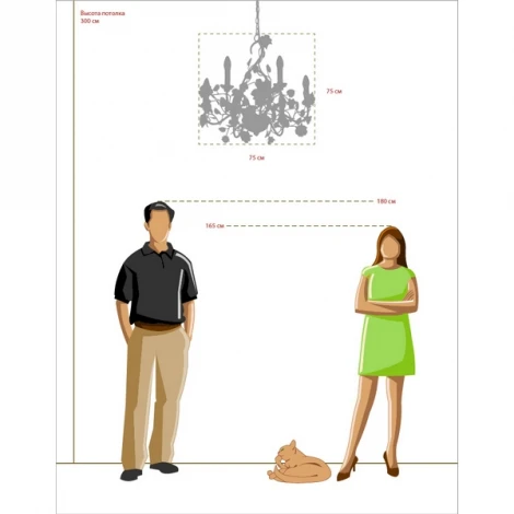 Подвесная люстра MW-Light Букет 421013806