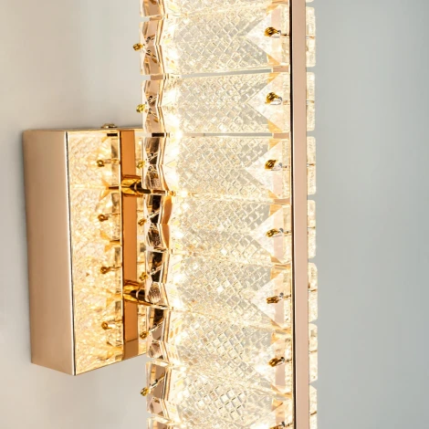 Бра светодиодное хрустальное с регулировкой цветовой температуры Modelux MODELUX ML.752.01 GD