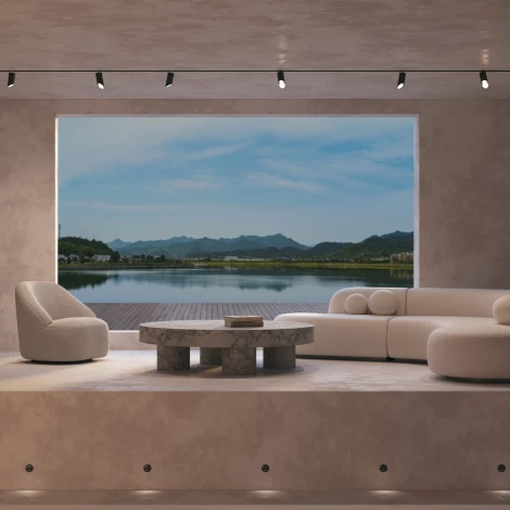 Трековый светильник Lipari Unity GU10 35Вт (однофазный) Maytoni Technical TR087-1-GU10-B (220V, круглые)