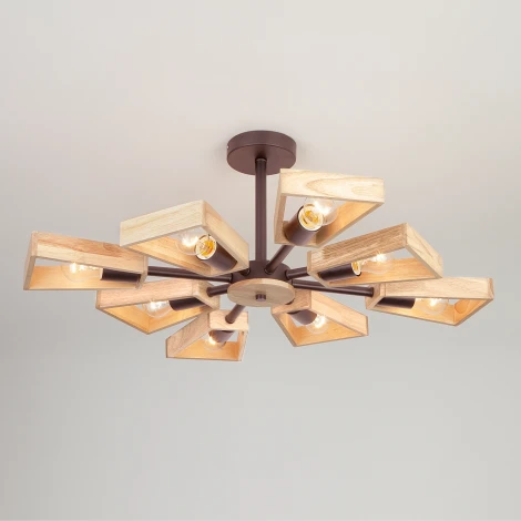 Потолочная люстра Eurosvet Klark 70056/8 черный (220V)