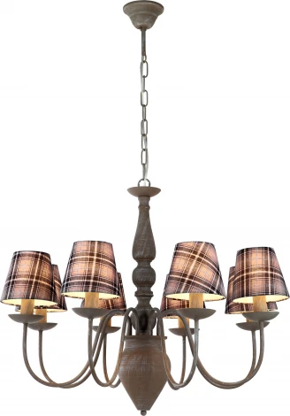 Подвесная люстра Arte Lamp Scotch A3090LM-8GY