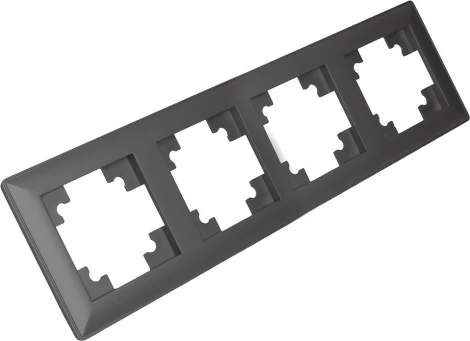 Рамка на 5 постов (графит) Stekker Катрин 39811