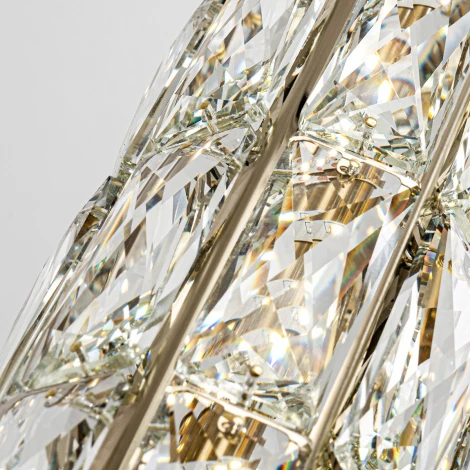 Подвесной светильник светодиодный хрустальный Modelux ML.340.1000 GD