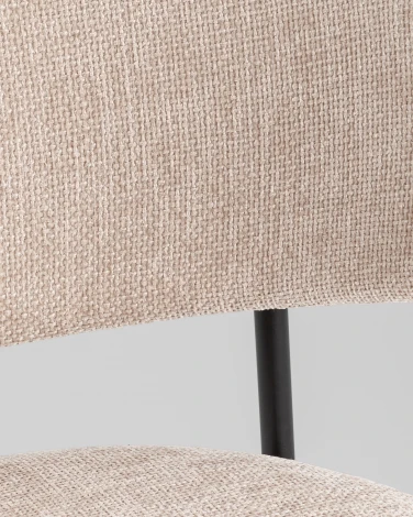 Стул Evan шенилл бежевый Stool Group УТ000042349