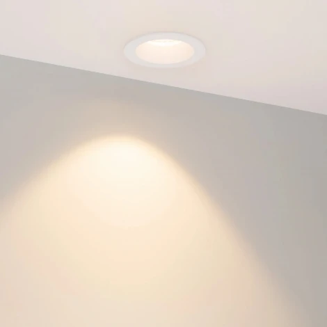 Встраиваемый точечный светильник MS-ATOLL-BUILT-R86-10W Warm3000 (WH, 60 deg, 230V) (Arlight, IP54 Металл) 044595 (LED)