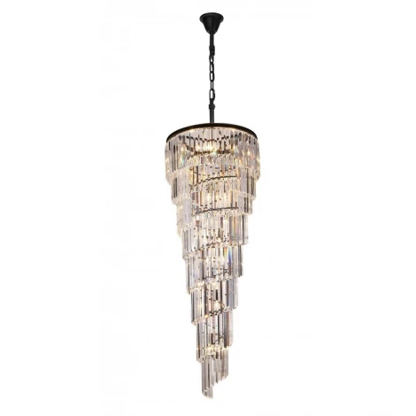 Подвесная люстра Divinare Charlotte 3011/01 SP-18 (220V, хрусталь, на цепи)