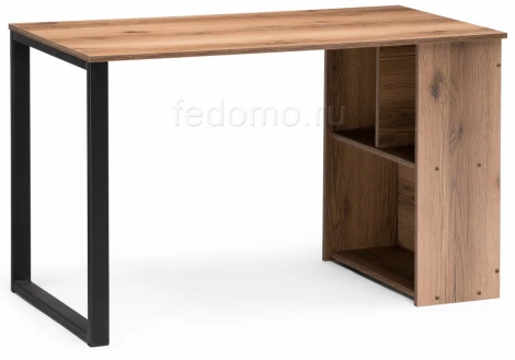 Письменный стол Notta Битти Лофт 116х60х75 дуб делано темный / черный матовый 489671
