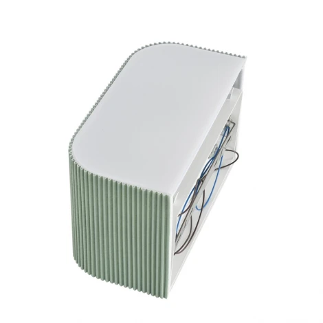 Настенный светильник Lumion Gofera 8326/2W белый/зеленый, металл/текстиль/пластик E14 2*40W 220V