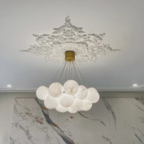 Подвесная люстра Fluorite Unity FL1048-13P (220V, на проводе, шарики)