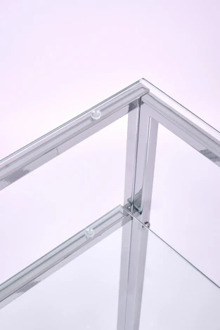 Консольный стол AllConsoles 1042-CS clear серебряный