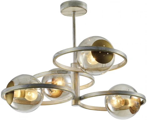 Люстра потолочная на штанге Sarita 4096-304 4 х E14 40 Вт